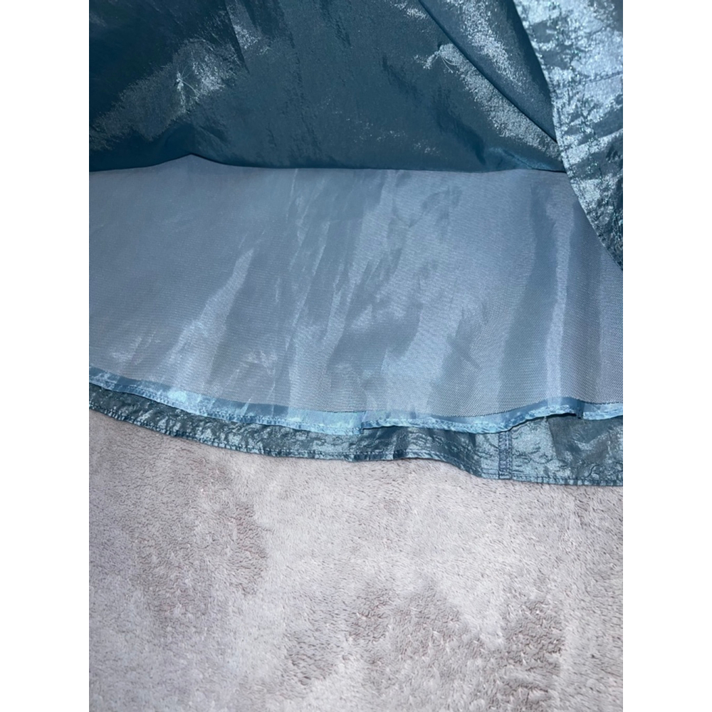 Women's GAP Icey Blue Shimmer A-Line Skirt Size 10 - Picture 8 of 8